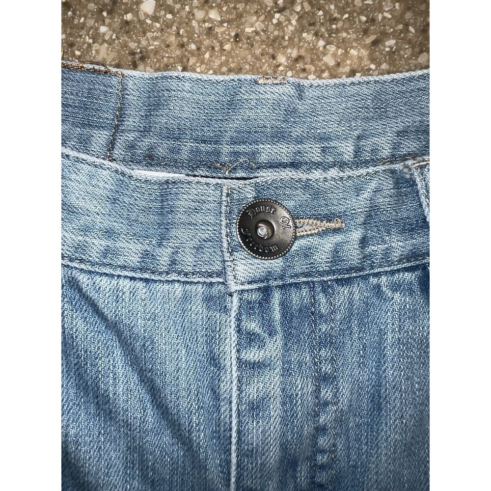 House Of Freedom Jeans Straight Leg Size 8 Light Wash - Picture 3 of 12